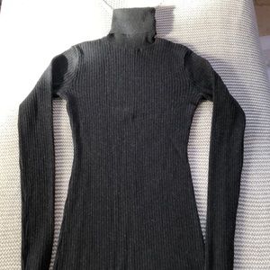 Ralph Lauren grey long sleeve sweater dress